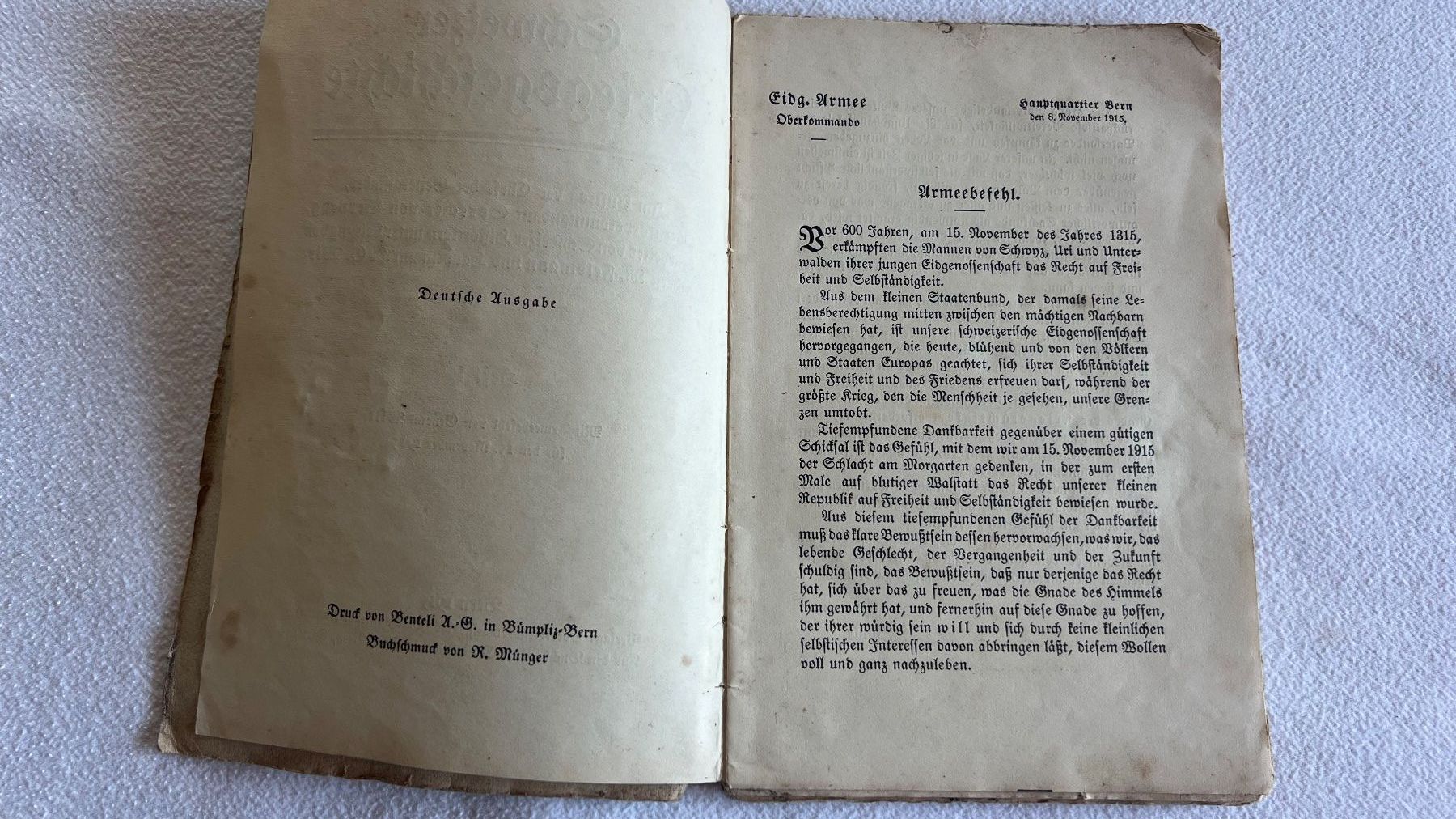 Libri: Schweizer Kriegsgeschichte 1915, Weihnachtsausgabe – Usato da Schübelbach venduto da Dolly990_2 3