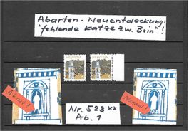 Abart-Neuentdeckung  1973, 5 Rp. Nr. 523xx , s. Text