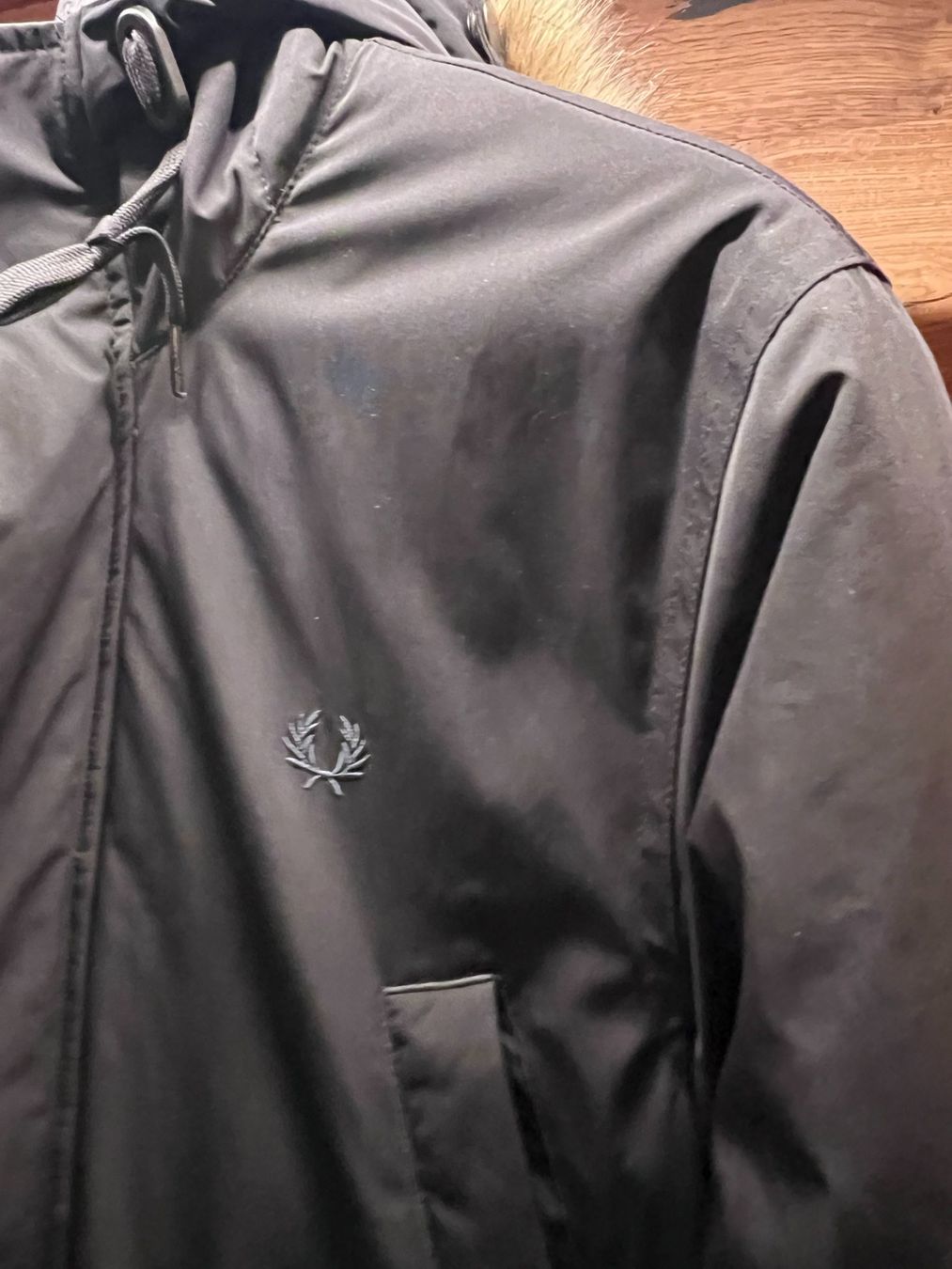 Fred Perry Giacche: Fred Perry Winterjacke Parka Schwarz Grösse S – Usato da Appenzell venduto da saersch 5