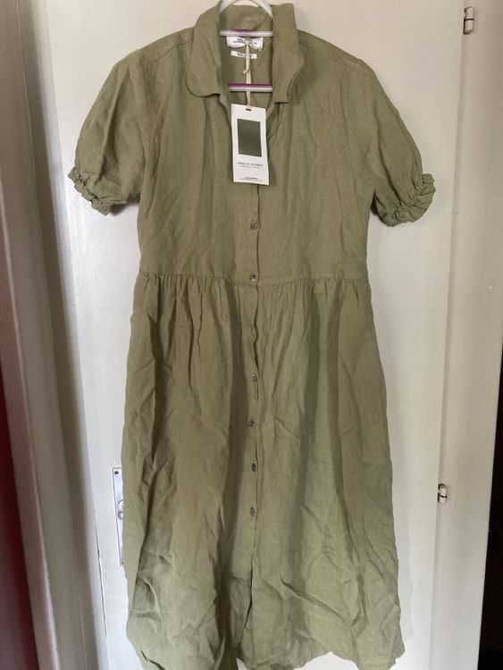 Robe Zara lin vert kaki neuve (Neuf (Voir description)) à Genève pour ...