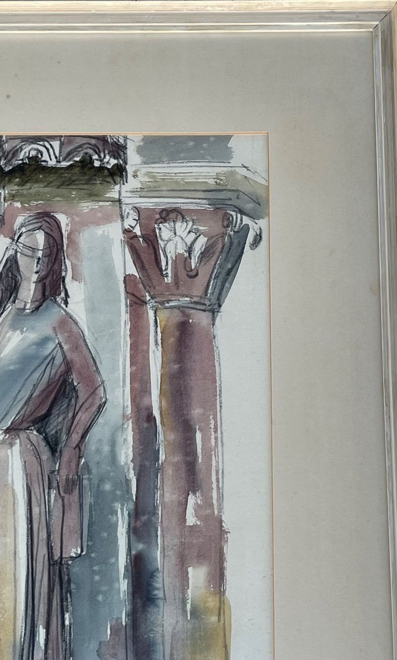 Dipinti: Interessante Dame Aquarell monogrammiert – Usato da Müllheim Dorf venduto da Othmar73 2