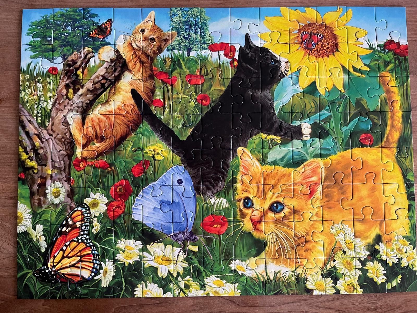 Ravensburger Puzzles: Puzzle 100 XXL Junge Kätzchen – Gebraucht aus Rafz von  1