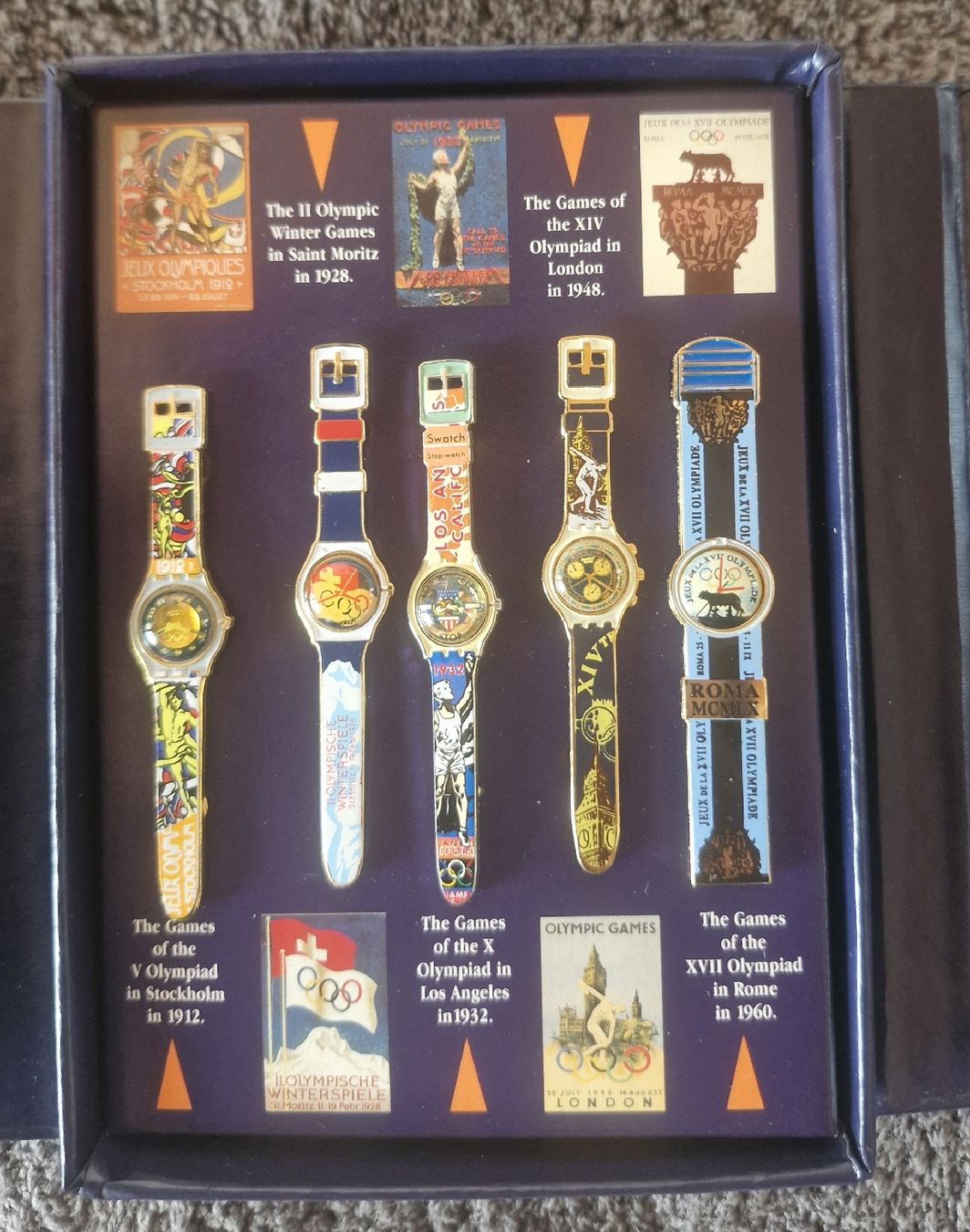 Plaketten & Abzeichen: Swatch Olympic Games Collection, Limited Edition! – Gebraucht aus Grenchen von 170 5