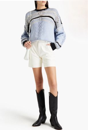 IRO leather shorts S 700€