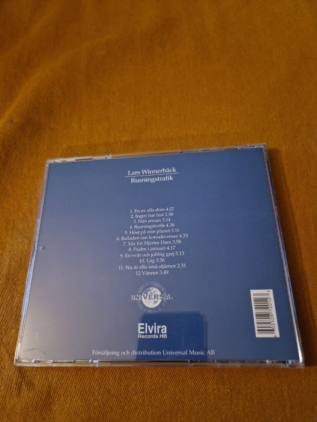 CDs: Lars Winnerbäck  - Rusningstrafik – D'occasion à Wattenwil par Mage66 1