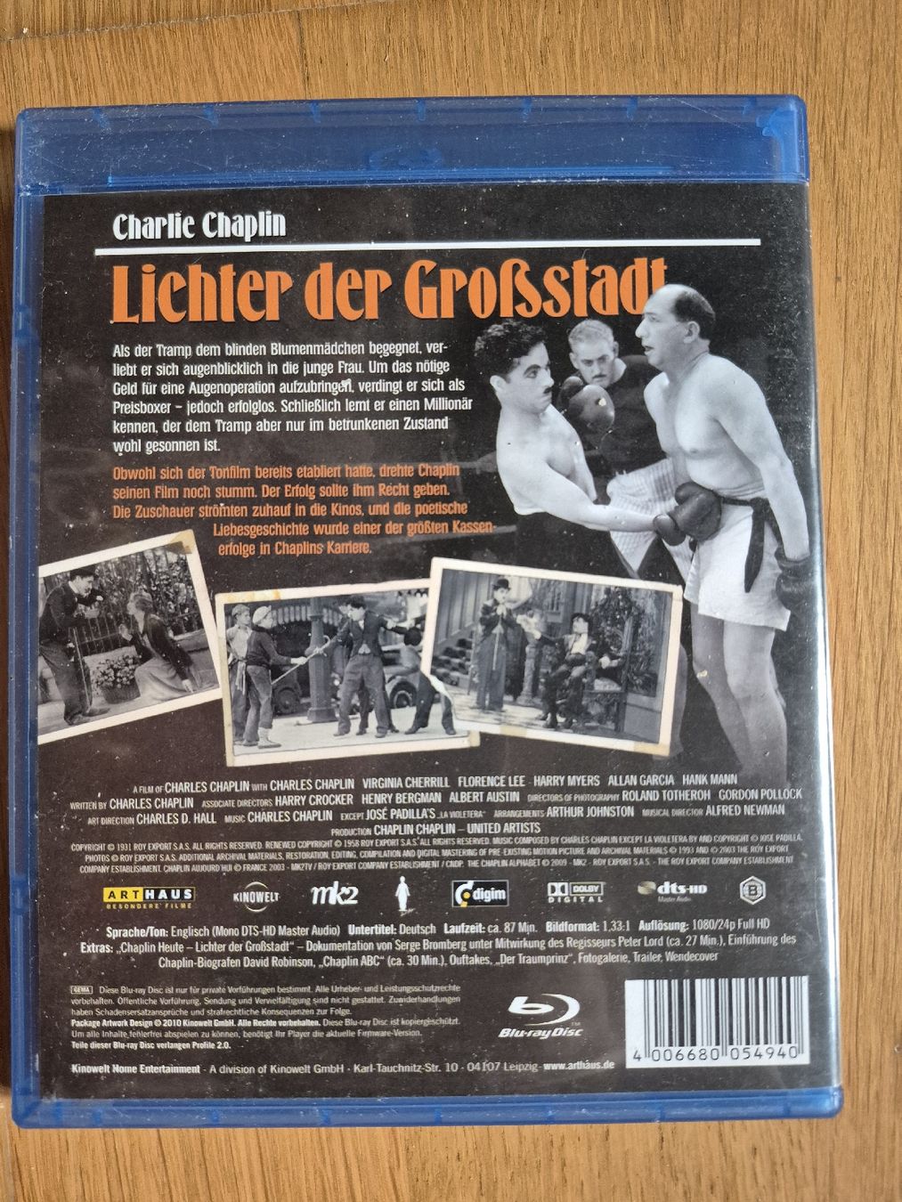 Alle DVDs: Charlie Chaplin Lichter der Grossstadt Blu-ray  – Gebraucht aus Rorschacherberg von Wedith 1