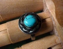 Vintage SilberRing mit Türkis