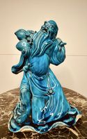 Antique Chinese Turquoise Ceramic Immortal Figure