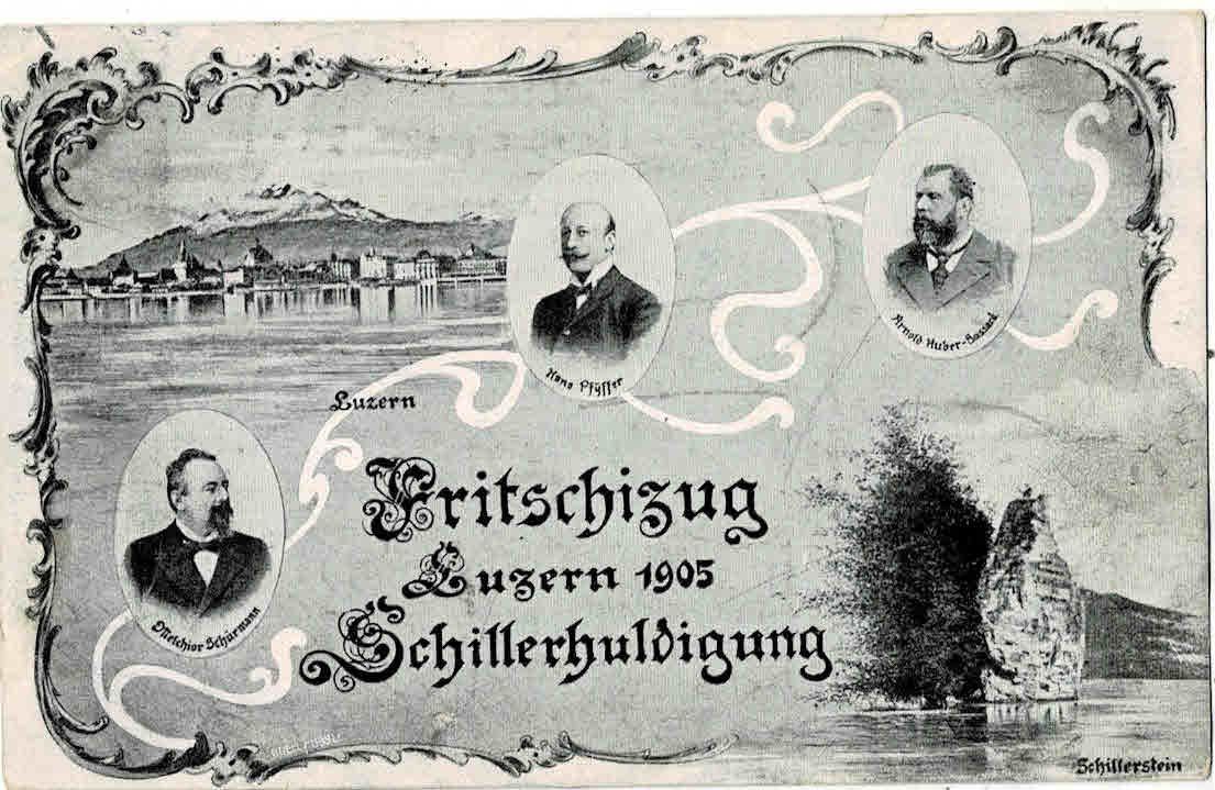 Cartoline postali: Fritschizug Luzern 1905 – Usato da Sulz AG venduto da Oberdanne8