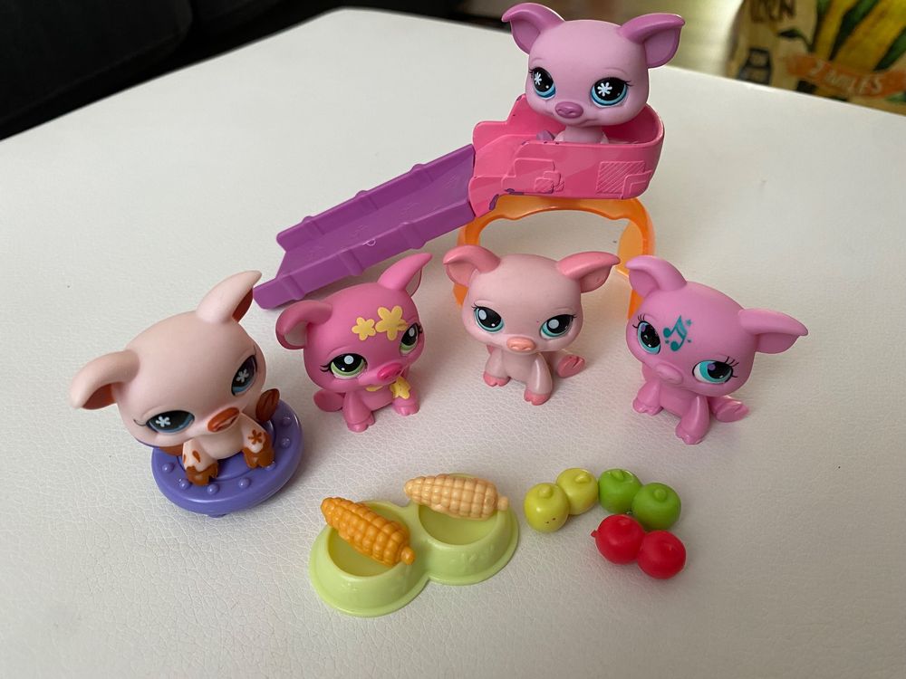 Süsses Set 5 Schweinchen &amp; Zubehör (Gebraucht) in Bischofszell für CHF ...