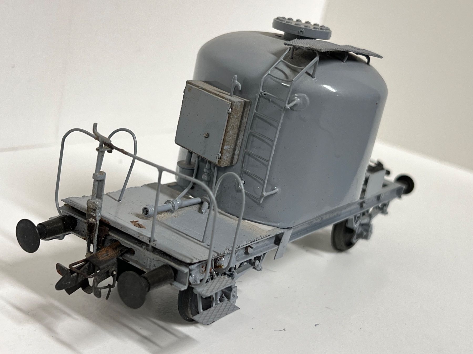 Modelleisenbahnen: Eigenbau Spur 0 Güterwagen  Messing – Gebraucht aus Neuenhof von ludovicco 2
