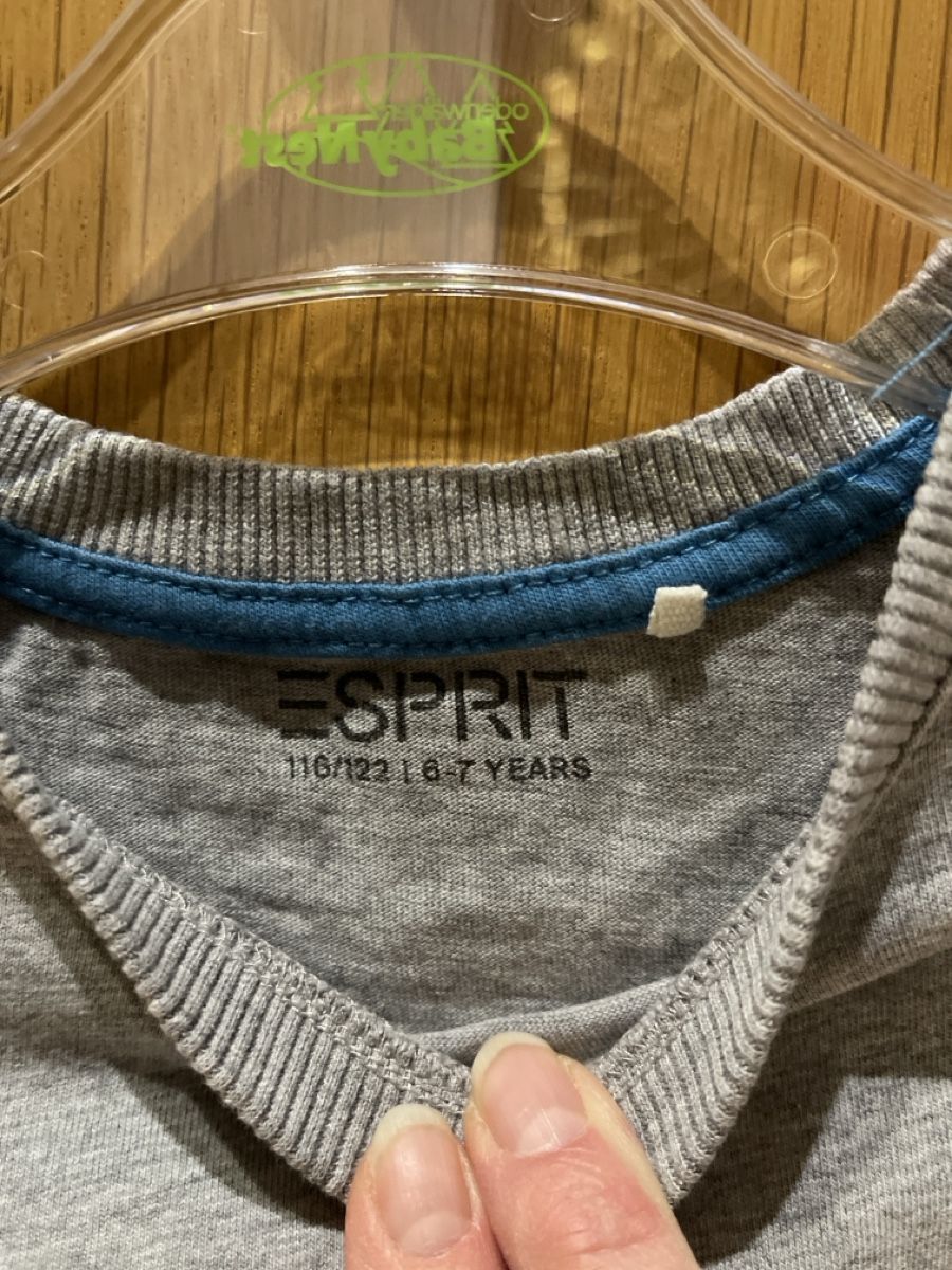 Esprit Camicie, T-shirt & Polo: Esprit Langarm Shirt 116/122, Grau – Usato da Oberrieden venduto da Boccia1981 2