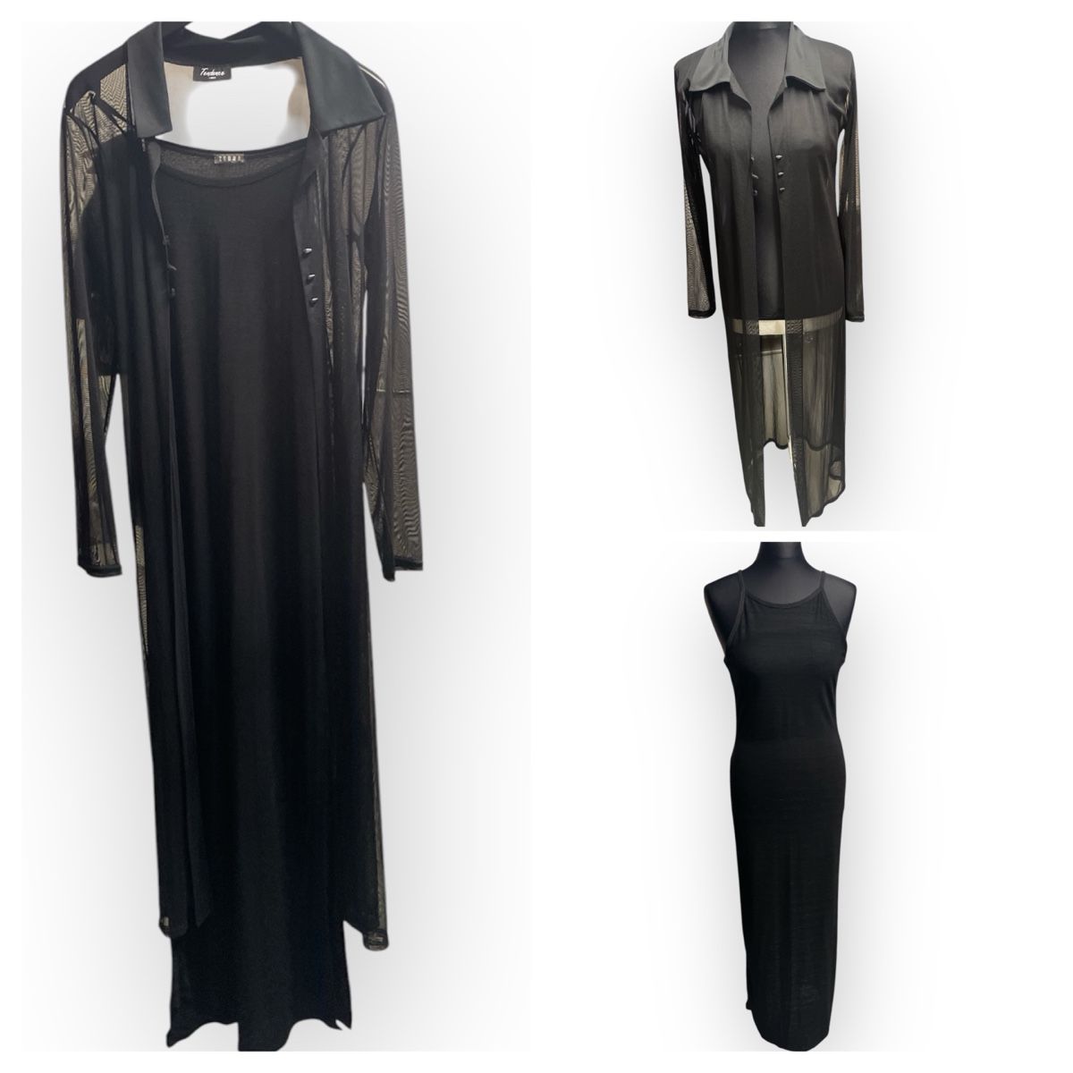 Lots de vêtements: SET: Elegantes Abendkleid mit Tüll Mantel – Neuf (Voir description) à Urdorf par Anassor