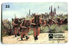 Telefonkarte "Militär". Brasilien.
