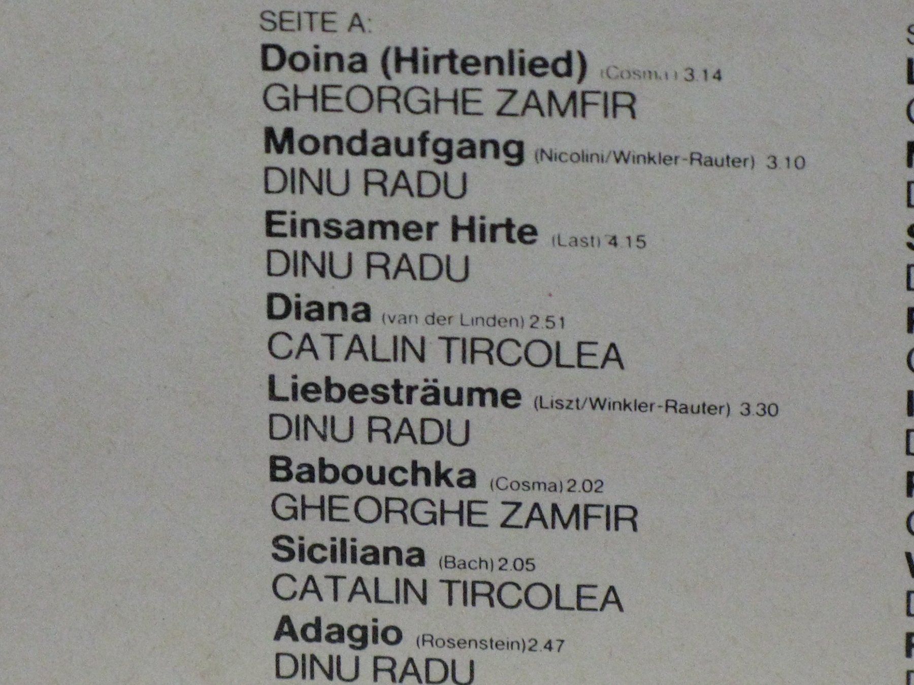 Musicassette: ZAUBERKLANG  DER  PANFLöTE    Div. – Usato da Langnau i. E. venduto da gf2_29jt 1
