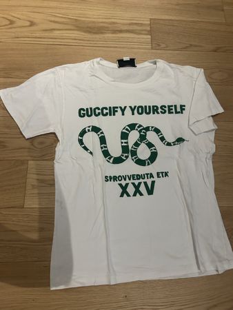 Gucci T-Shirt white size L printed 🐍