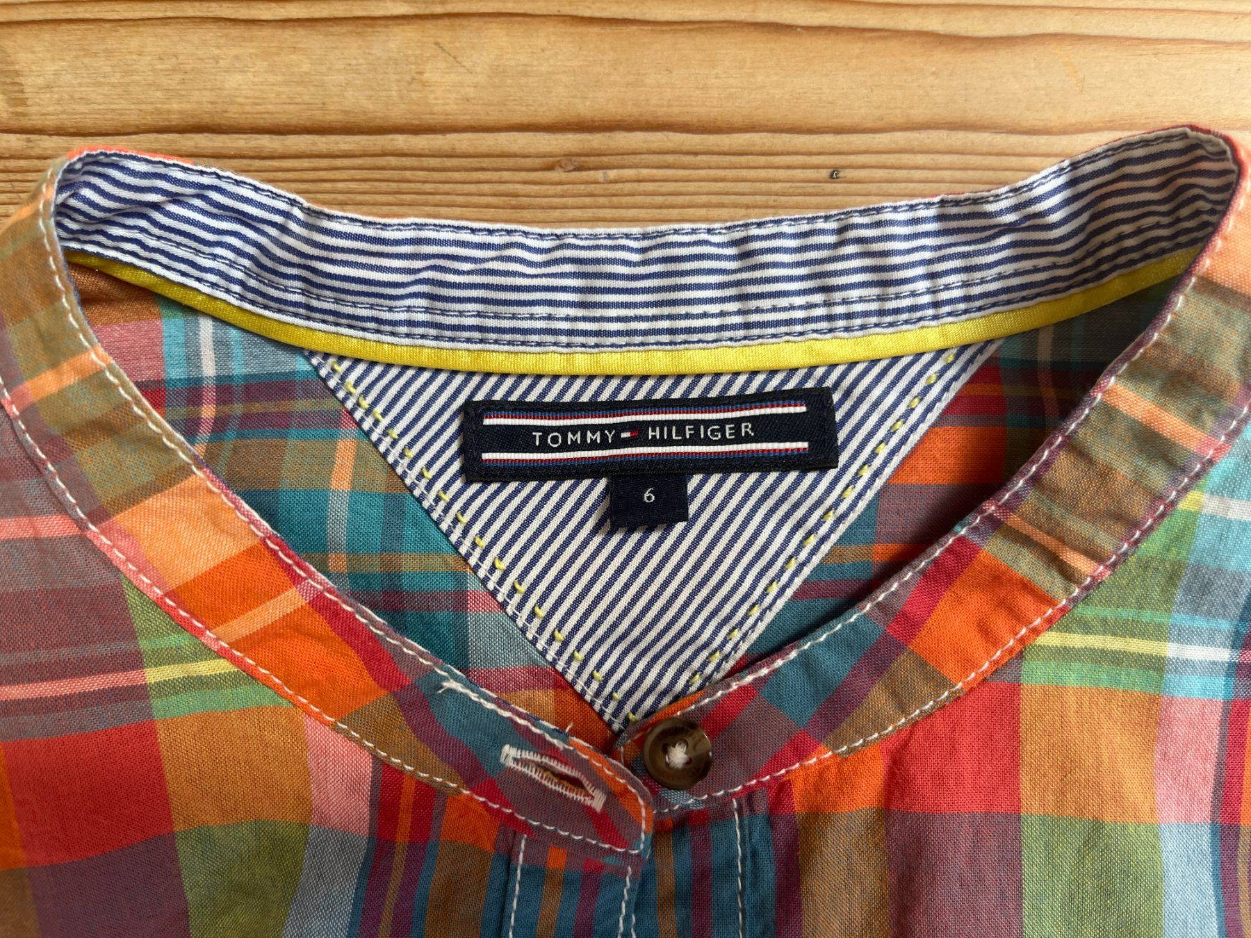 Tommy Hilfiger Camicette: Herbst-Bluse kariert Tommy Hilfiger – Usato da Utzenstorf venduto da samaly 2