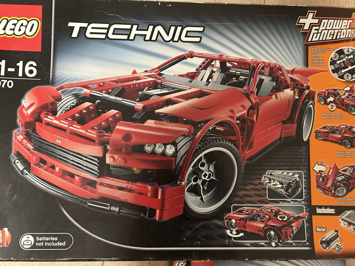 Lego Kit di costruzioni: LEGO Technic 8070 Super Car, rot, OVP – Usato da Wegenstetten venduto da Sportcrispy