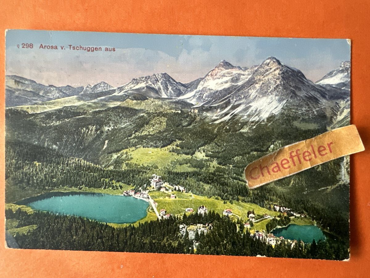 Cartes postales: 1910 Arosa v. Tschuggen aus – D'occasion à Zürich par Chaeffeler