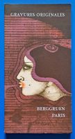 BERGGRUEN PARIS - GRAVURES ORIGINALES 1968 EA mit Orig.Litho