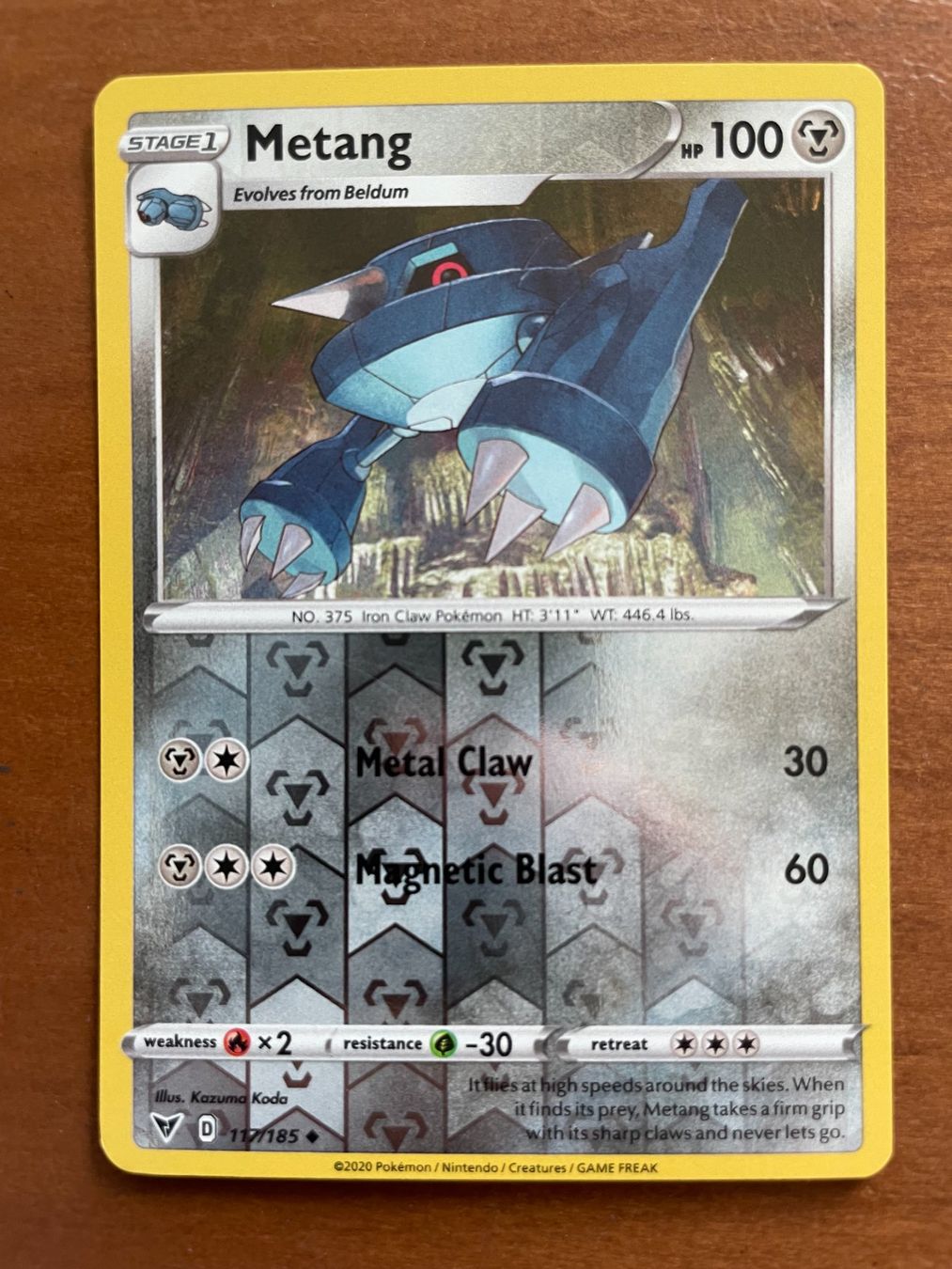 Pokémon Carte collezionabili: Pokemon Metang Reverse (Versand gratis) – Nuovo (secondo la descrizione) da Chur venduto da Angerson