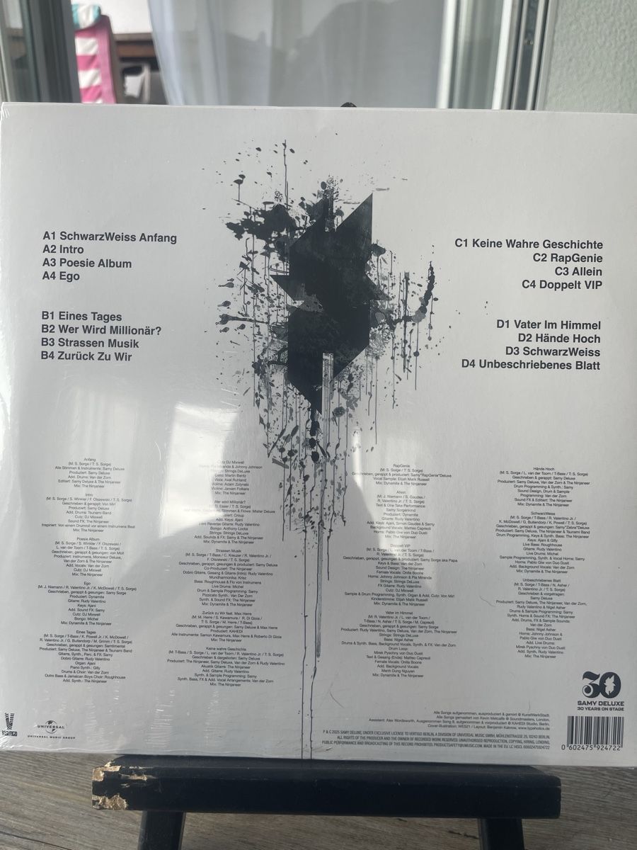 Dischi in vinile: Samy Deluxe / Schwarz Weiss  – Nuovo e nell'imballaggio originale da Dagmersellen venduto da stonefinger 1