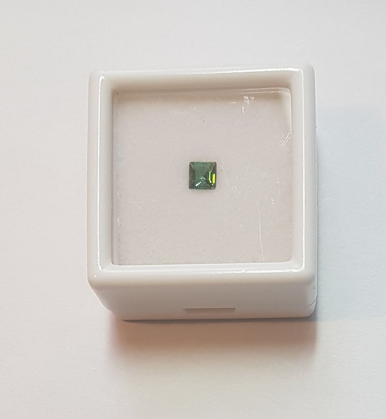 Andigolith Turmalin 0,30ct VS+ grünblau rechteck Brasilien ! (Neu und ...