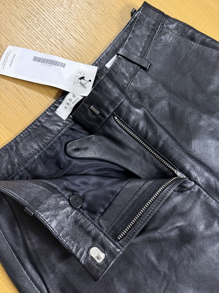 Sandro Hosen: Sandro leather pants  – Neu (gemäss Beschreibung) aus Zürich von EShopping81 6