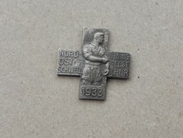Abzeichen Brosche NOS Schwingfest Schwingen Chur GR 1933