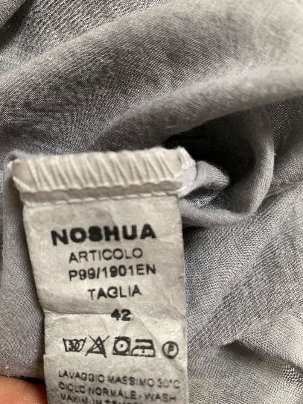 Camicette: Camicia cotone grigia tg 42 Italiana – Usato da Bellinzona venduto da rob_d6fz 4