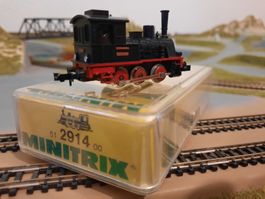 Hübsche Minitrix 2914, T3 Tenderlok Dampf, inkl. OVP