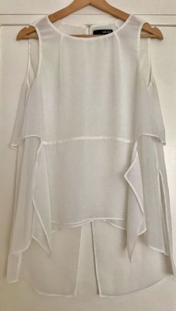 LIU JO Oberteil / Shirt / Top, S / 36, weiss, locker, Sommer