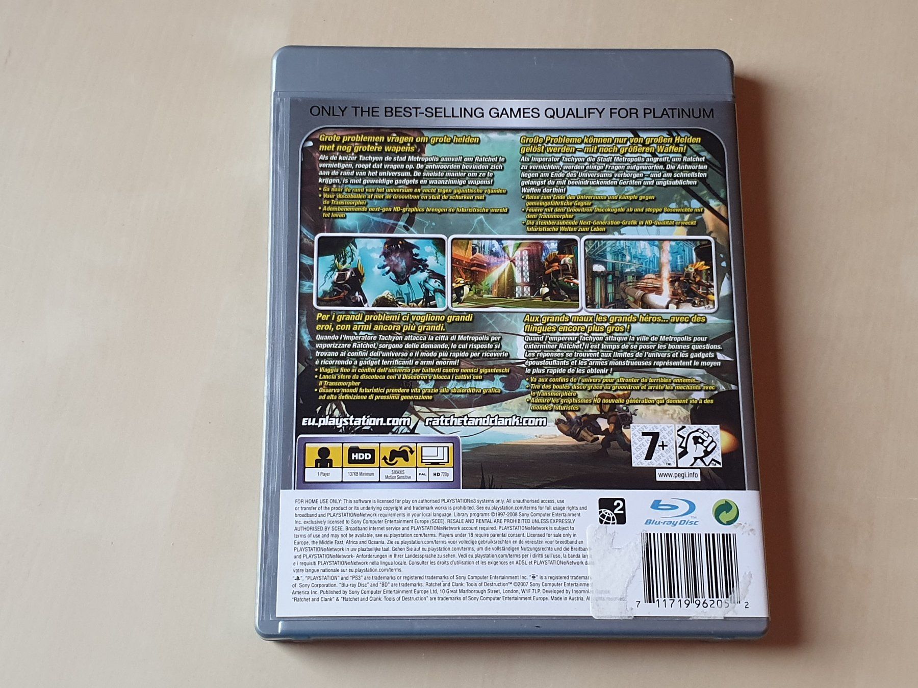 Sony Giochi: Ratchet & Clank Tools of Destruction – Usato da Stansstad venduto da collectorsshop 1