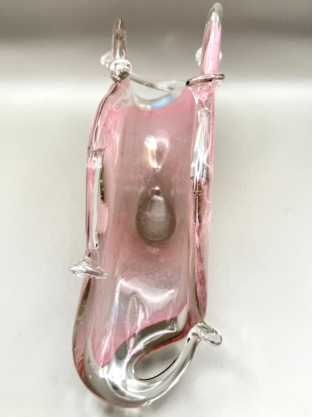 Murano Bicchieri: Murano Kristall Serviettenhalter – Usato da Horw venduto da luzernicus 3