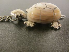 Schlüsselanhänger SCHILDKRÖTLI beige