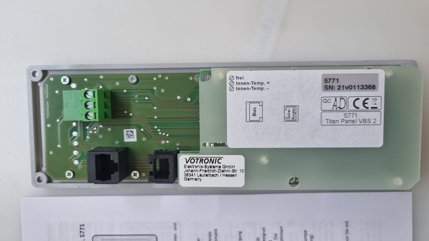 Veicoli da campeggio: Steuerpanel Controlpanel Camper Wohnmobil – Nuovo (secondo la descrizione) da Fürigen venduto da Bucheli59 1