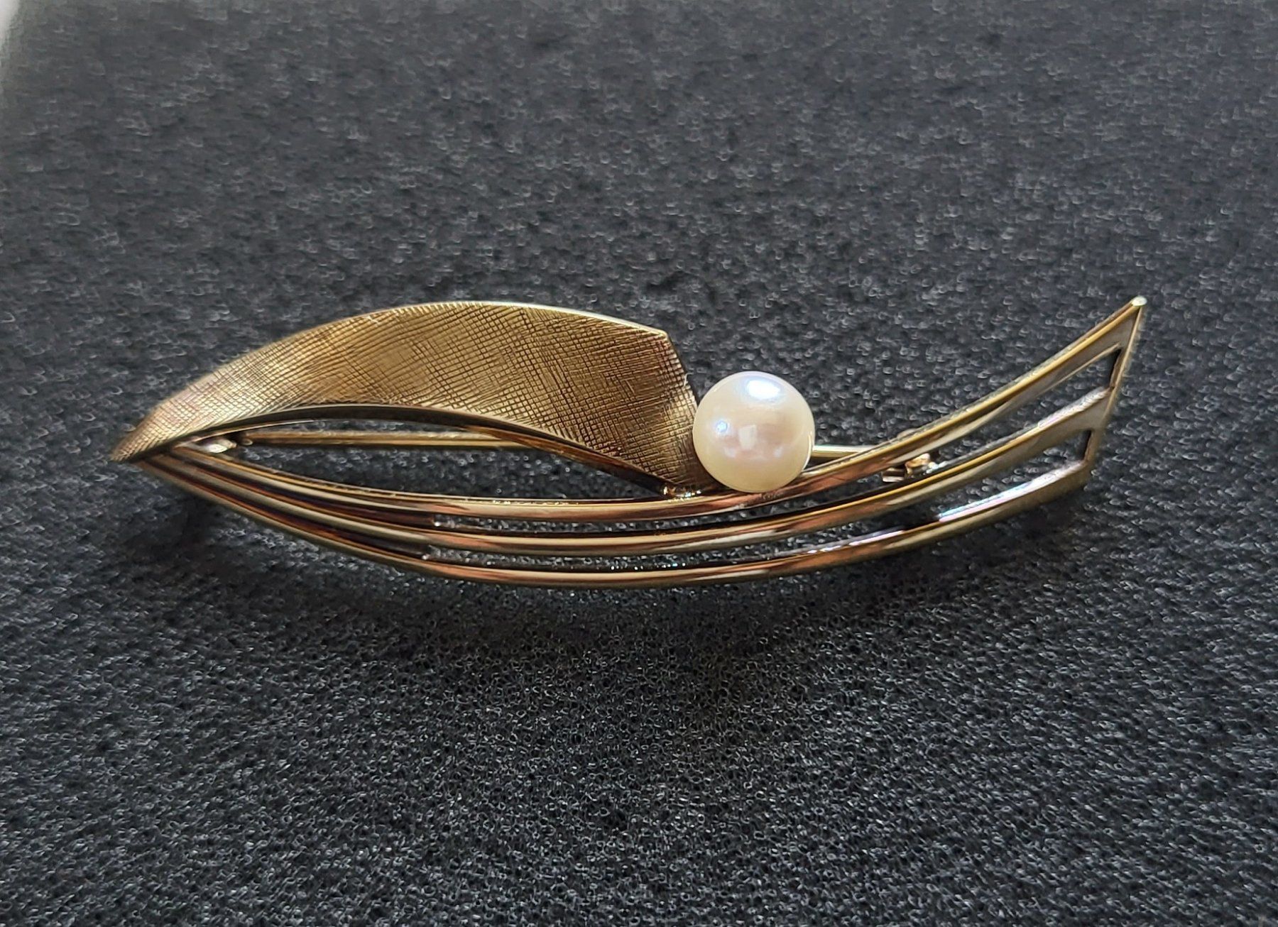 Spille & Fermagli: Gold 585 Broche Mit Perle – Usato da Wald ZH venduto da Dasilver 7