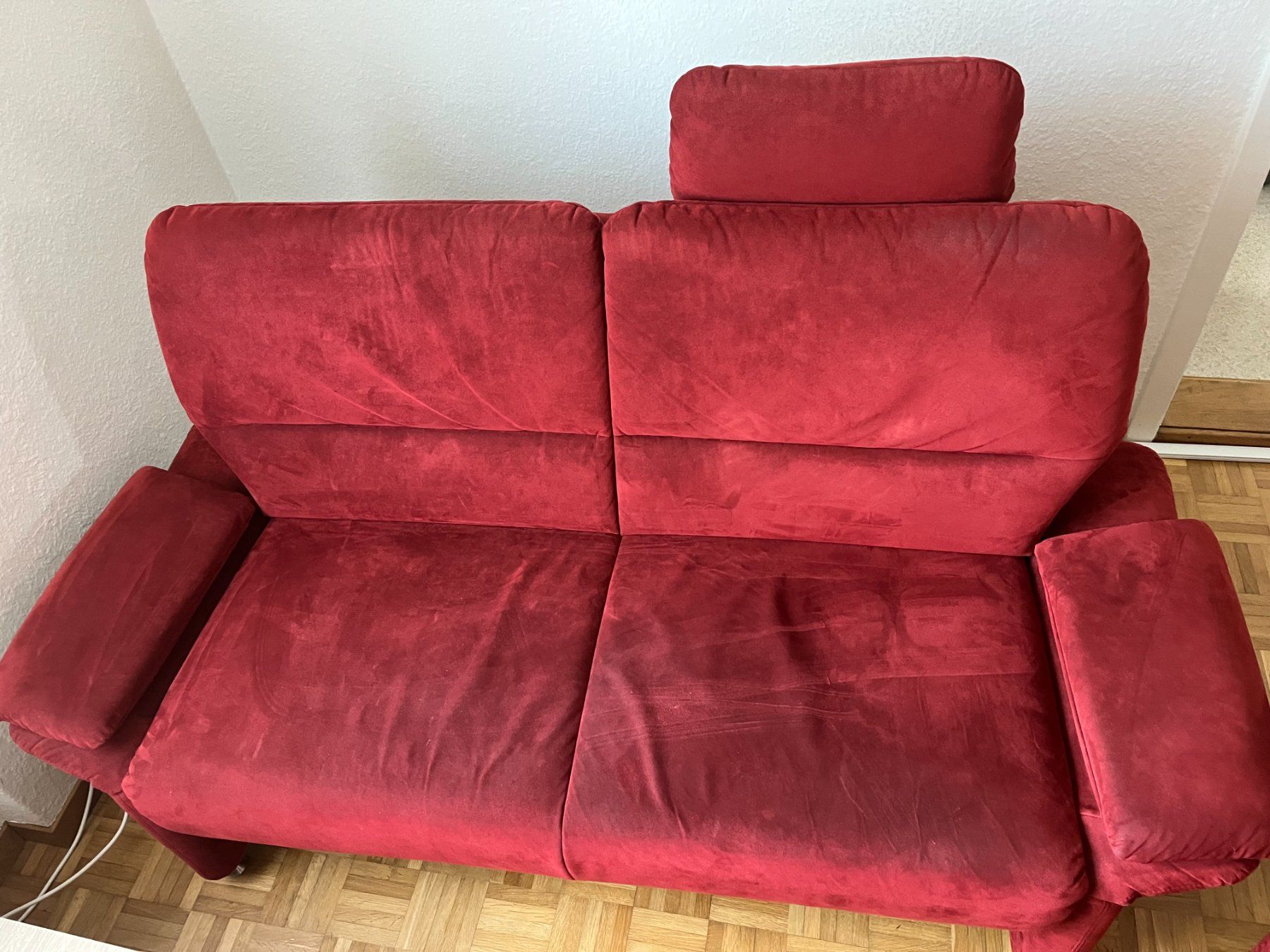 Sofas: Zwei 2-Sitzer weinrot Sofas von FM Munzer – Gebraucht aus Zollikofen von KaiP01