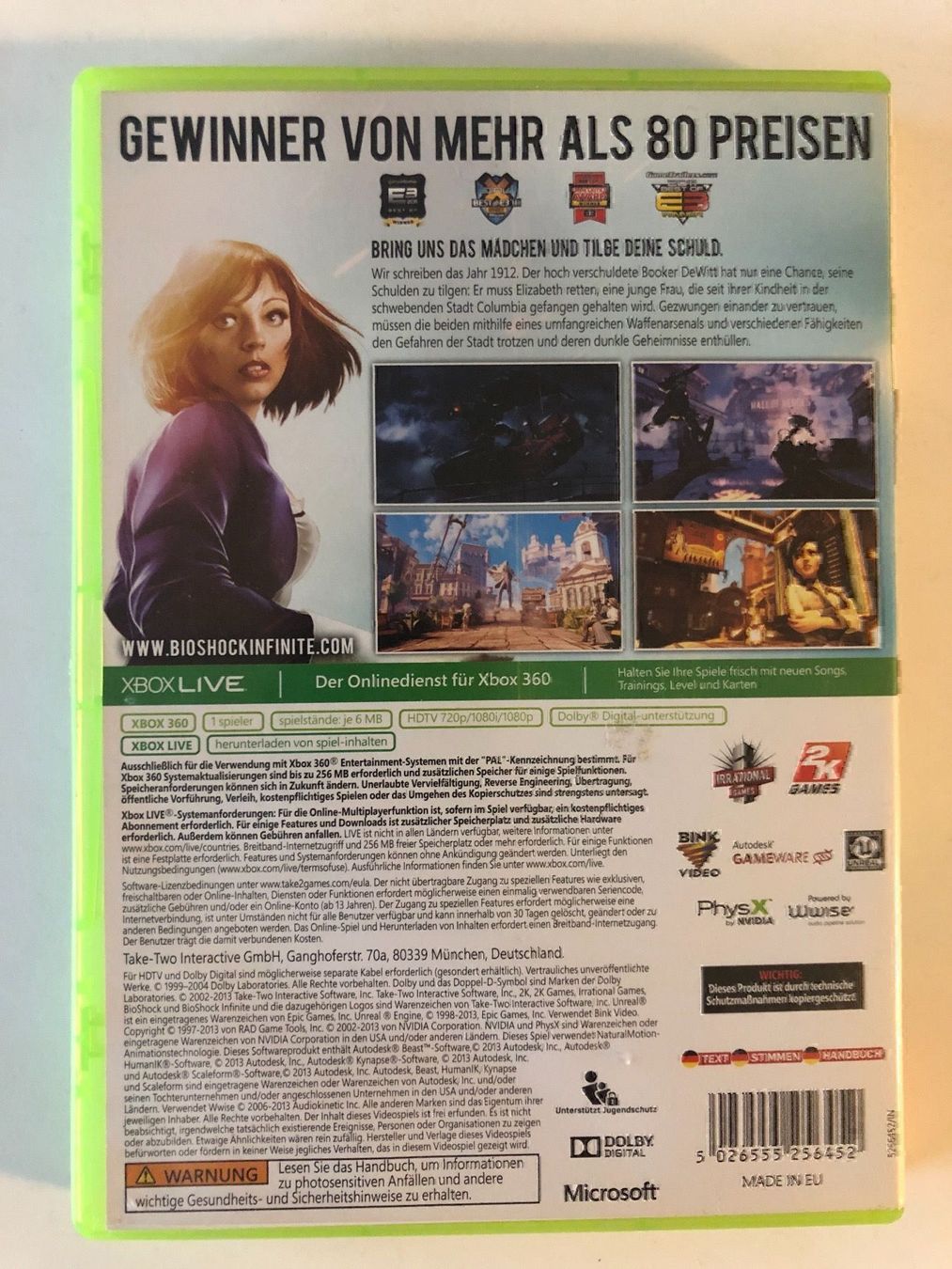 Microsoft Giochi: Bioshock Infinite für Xbox 360 – Usato da Kestenholz venduto da Mad18 1