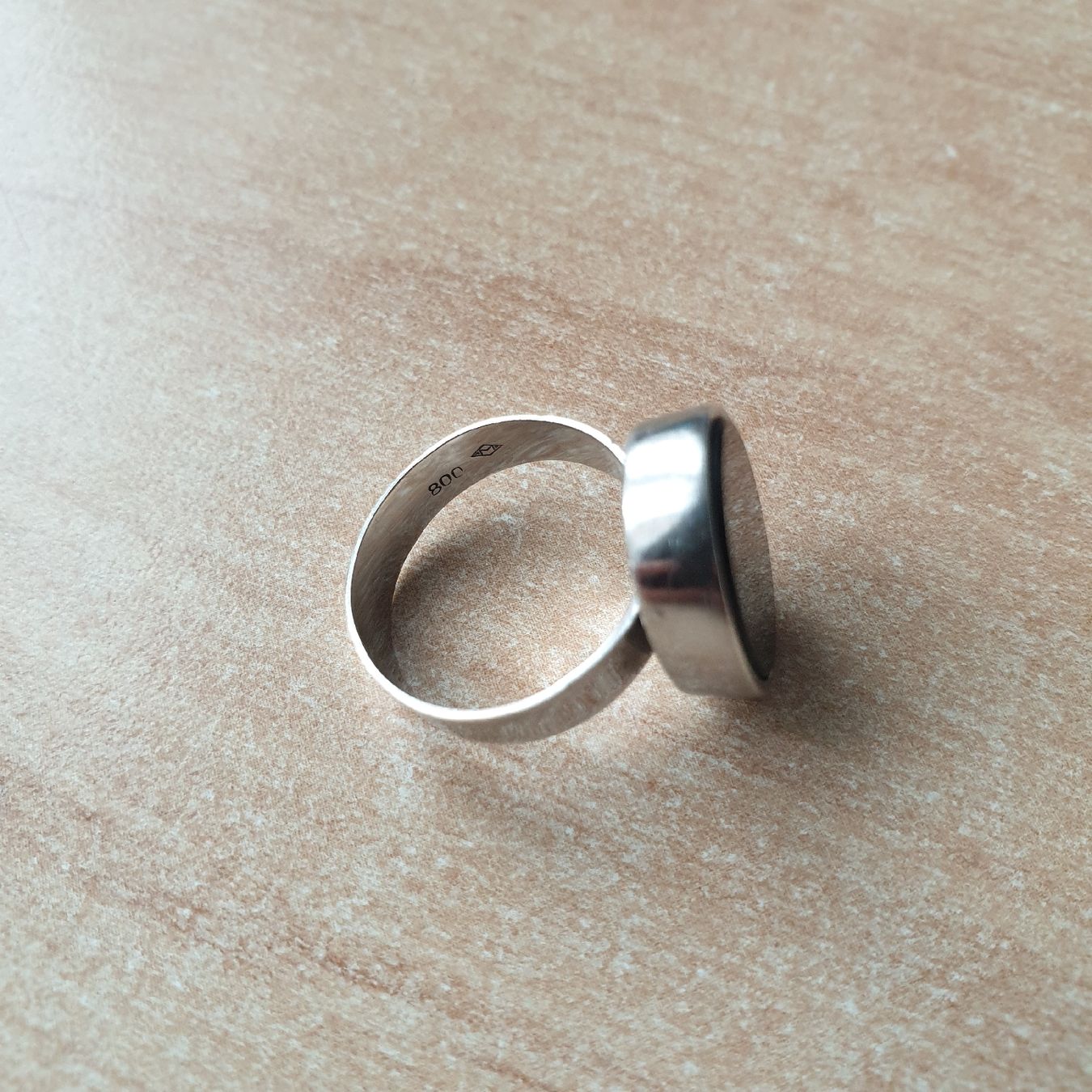 Bagues: 800er Silber Ring mit Onyx gr.17/57 – D'occasion à Winterthur par katzen07 5