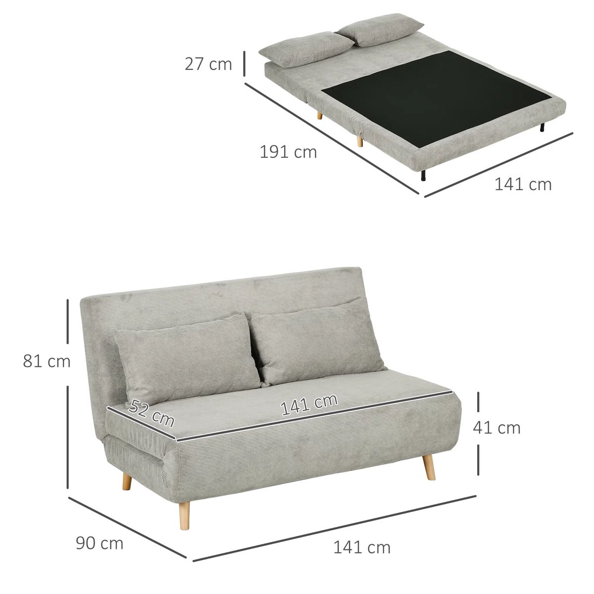 Sofas: Sofa guest bed 2 person sofa – Gebraucht aus Egg b. Zürich von udm_6b8w 2