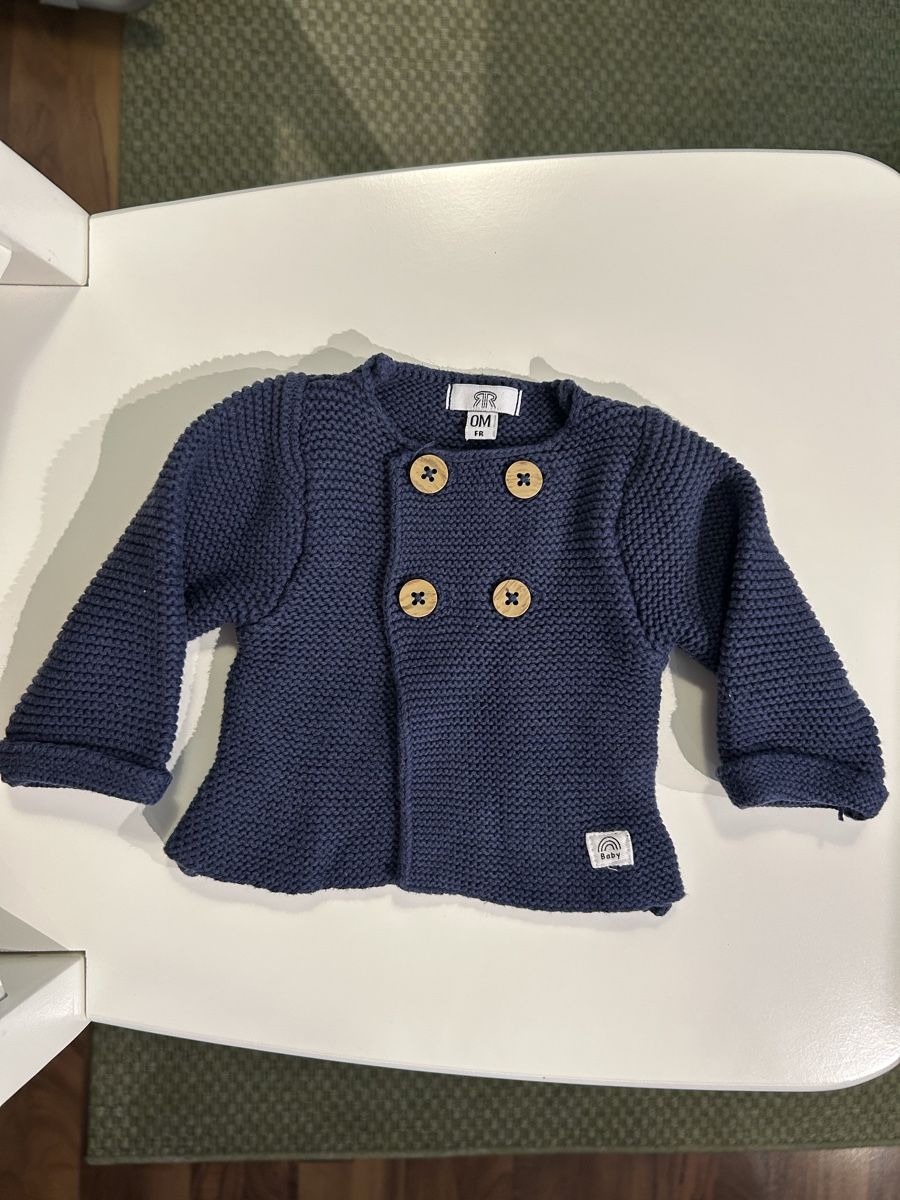 Giacche & Cappotti: Baby Cardigan Navy Blue Size 50 – Usato da Zürich venduto da eli_m229