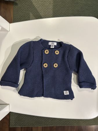 Baby Cardigan Navy Blue Size 50