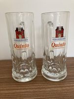 2 Feldschlösschen Quinto Bierkrüge 0.25l