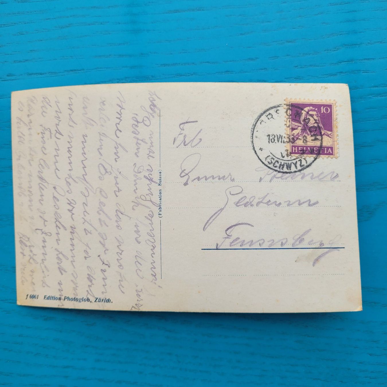Ansichtskarten: Morschach ( SZ) 1933 – Gebraucht aus SCHÜBELBACH von CoKaHa 1