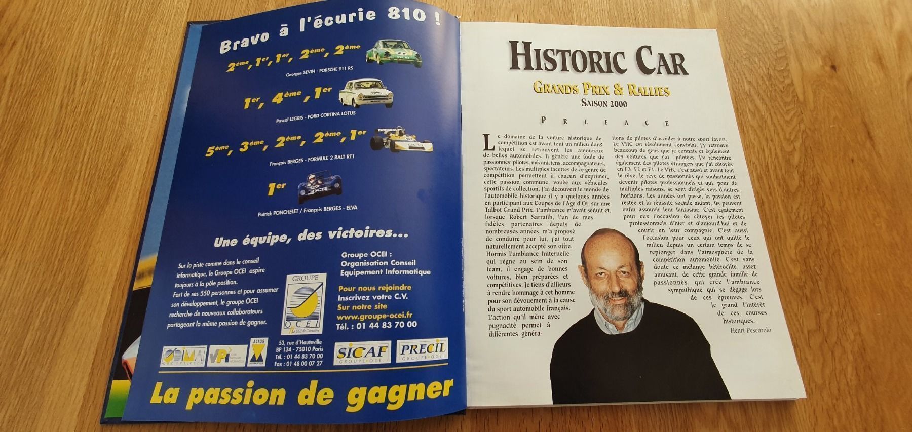 Bücher: Livre Historic car saison 2000 – Gebraucht aus Moutier von gvmv 2