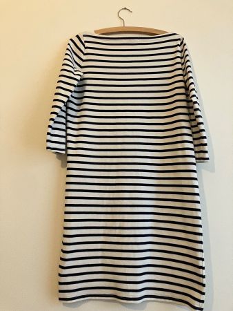 Kleid marinière aus Baumwolle 34