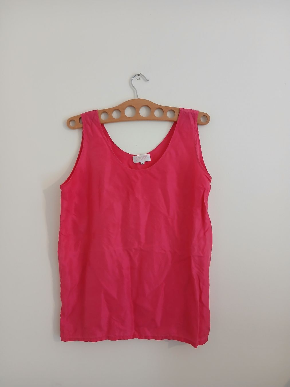 Blusen: Silk SOGNI blouse magenta size XL – Neu (gemäss Beschreibung) aus Wil SG von tre_g2l7
