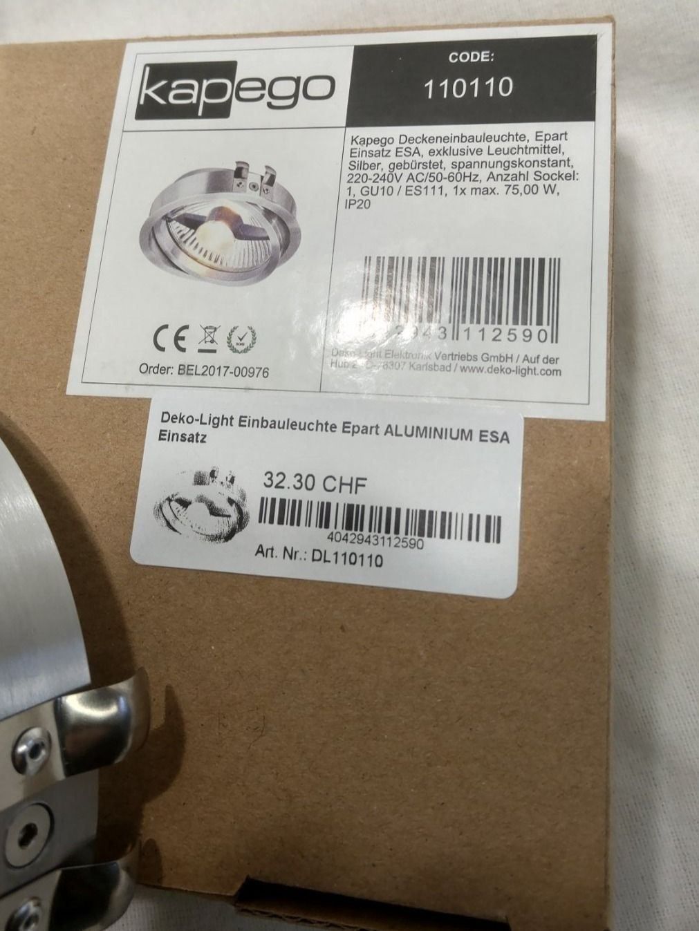 Lampadari & plafoniere: 2Stk. Deckeneinbaustrahler (x581) – Nuovo (secondo la descrizione) da Däniken SO venduto da Profog1 3