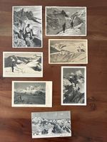 7 Ansichtskarten Schweiz vom Bergsteigen 